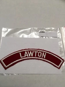 LAWTON RED & WHITE CITY STRIP G369 - Picture 1 of 1
