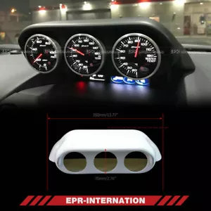 For Subra 10 onwards Impreza WRX STI VA VM Triple gauge Frp unpainted PRO Tape - Bild 1 von 7