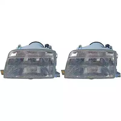 Halogen Scheinwerfer Set für Renault 19 I (B/C53_) Bj. 01.88-12.92 H4 Z7S - Bild 1 von 3