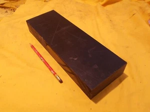 BARRA UHMW NEGRA Mecanizable Plástico Hoja Plana Stock 1-5/8" x 4" x 12" LARGO - Imagen 1 de 1