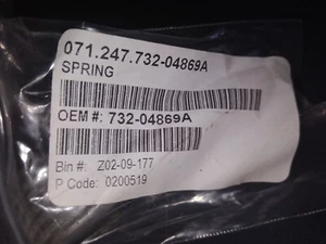 Genuine MTD 732-04869A Spring Torsion RZT GT/X - Picture 1 of 2