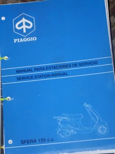 ESTACIÓN DE SERVICIO MANUAL PIAGGIO SFERA 125cc - Imagen 1 de 1