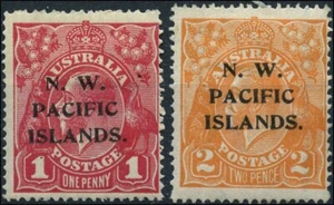Northwest Pacific Islands Scott #41 & #44 (2) MH F Stamps - Picture 1 of 2