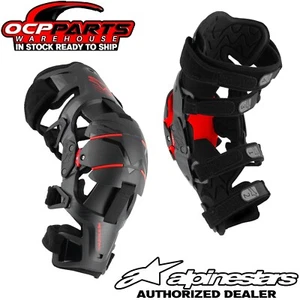 NEW! Alpinestars RK-1 Plasma Motocross Offroad MX Knee Braces Pair - Pick Size - Picture 1 of 3