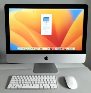 Apple iMac 2017, 21.5", 2.3 GHz i5 (I5-7360U) , 16GB RAM, 256GB NVME SSD - Picture 1 of 7