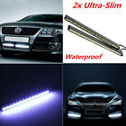 2Pcs Ultra-Slim Auto Car LED Fog Light Daytime Running Lamp Strip DRL Waterproof