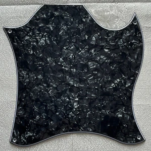 Custom For Gibson SG Standard Full Face Blank Guitar Pickguard 4-Ply Black Pearl - Picture 1 of 4