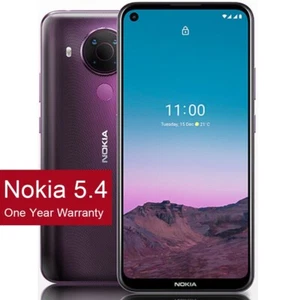 Nokia 5.4 64GB 128GB 48MP 4G LTE Unlocked Android Global Smartphone New Sealed - Afbeelding 1 van 27