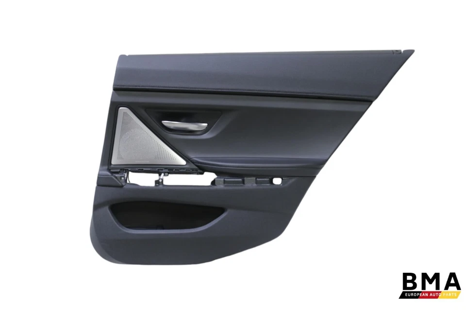 Panel de puerta trasero derecho cuero negro BMW M6 F06 Gran Coupé 2013-2019 OEM Foto 1 de 4
