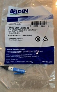 Nuevo AX104243-S1 BELDEN BFCO-LBT-LCOS2-09 FX Brilliance LC Connect SM OS2 900um - Imagen 1 de 1