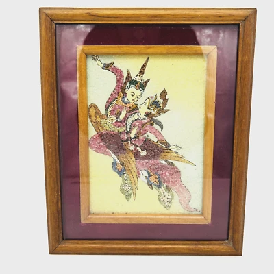 Arte de Camboya de colección piedras preciosas naturales trituradas Apsaras Angkor Wat Reamker Foto 1 de 4