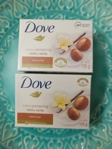 NEW! DOVE Bigger Bars! (2-BARS) 4.75 Oz. ●PURELY PAMPERING● Shea Butter/Vanilla. - Picture 1 of 11