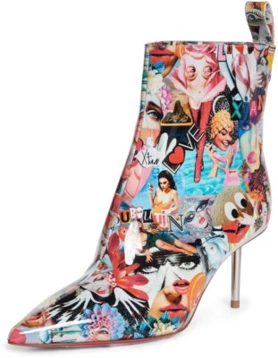 100% AUTÉNTICO NUEVO BOTÍN/BOTA MUJER LOUBOUTIN EPIC 70 OH XTIAN EE. UU. 7,5 Foto 1 de 4