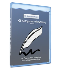 GS gestion des autographes 3 - logiciel pour gérer votre collection d'autographes - Photo 1/8