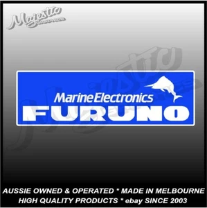 FURUNO - MARINE ELECTRONICS - 210mm x 65mm - BOAT DECAL / STICKER - Picture 1 of 1