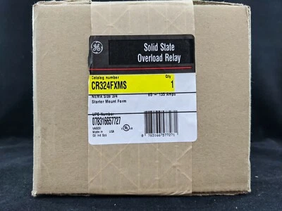 Relé de sobrecarga General Electric CR324FXMS Nema talla 3/4 65-135 amperios Foto 1 de 4