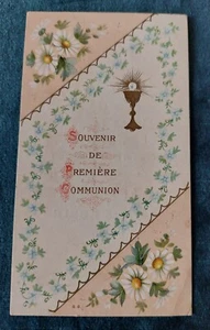 Image pieuse souvenir de première communion 1902 - Picture 1 of 2