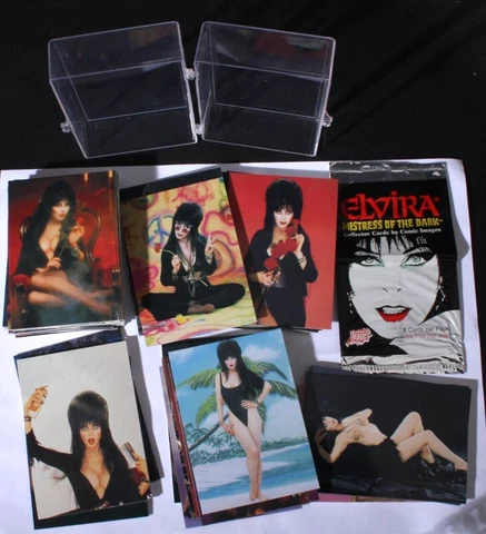 1996 COMIC IMAGES ELVIRA MISTRESS OF THE DARK 72 CARD SET WITH WRAPPER MINT!!! Cover