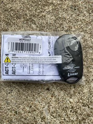 ACP00957 Linear MegaCode Block Coded Key Ring Transmitter &Weigand Tag ACT-31DH - Image 1 of 3