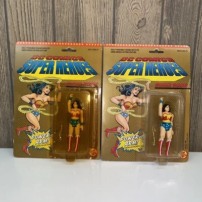 Figura de acción de dos superhéroes de DC Comics Wonder Woman Toy Biz 1989 ToyBiz 4404 Foto 1 de 4