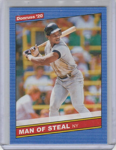 2020 DONRUSS VARIATIONS RICKEY HENDERSON #219 NEW YORK YANKEES HALL OF FAME HOF