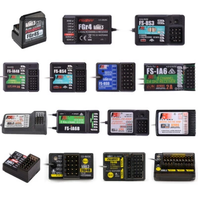 Flysky FGR4S FGR4P FGR4B FS-GR3E FS-R6B FS-iA6 FS-iA6B FS-BS6 FS-R9B RC Receiver - Image 1 of 4