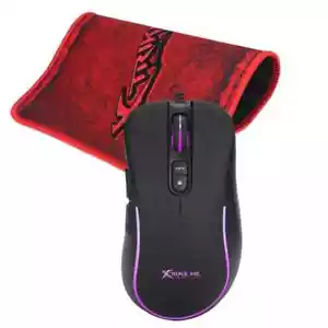 XTRIKE 6D Gaming Mouse7 colours Backlight, DPI 1200/1800/2400/3600 with mousepad - Picture 1 of 8