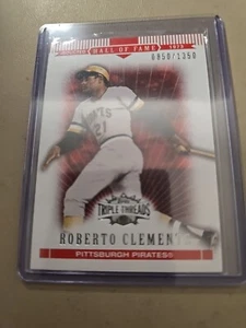 2007 ROBERTO CLEMENTE TOPPS TRIPLE THREADS. PITTSBURGH PIRATES. 1286/1350. - Picture 1 of 2