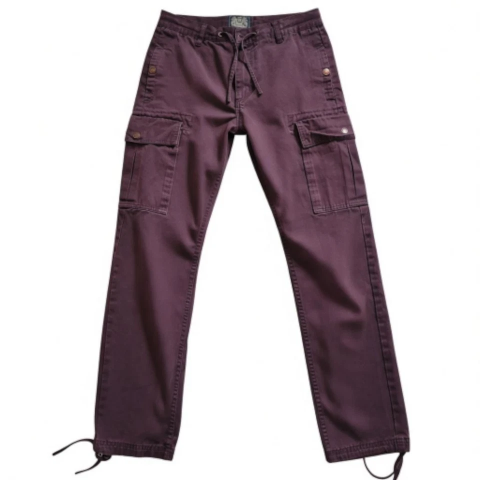 LRG Lifted Research Group Men's Drawstring Tapered Cargo Pants Size 34/33 - Image 1 of 4