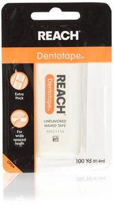 Reach Dentotape Waxed Dental Floss with Extra Wide Cleaning Surface for Large... - Picture 1 of 2