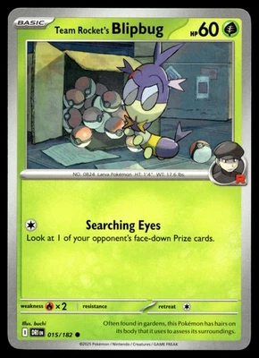 Team Rocket's Blipbug 015/182 SV10: Destined Rivals - Image 1 of 2