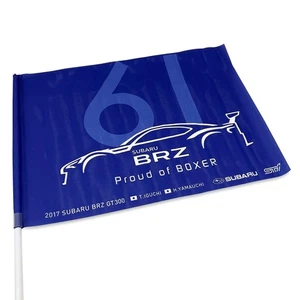 JDM Japan JGTC Super GT 300 Subaru BRZ STI Racing Support Flag 2017 - Picture 1 of 4