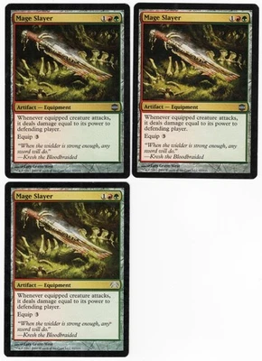 Mage Slayer x3 3x 2009 Alara Reborn Multi-Color Uncommon Artifact MTG LP AZ3 - Image 1 of 2