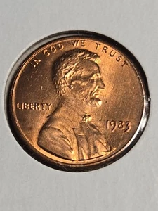 1983 penny error No collar or neckline. - Picture 1 of 3