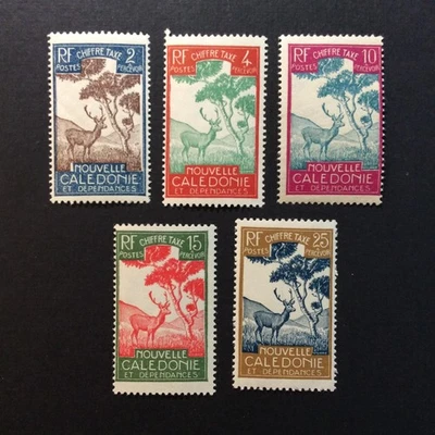 BroadviewStamps French New Caledonia #J19-20, J22-23, J25 MNH F-VF - Image 1 of 2