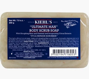 2 Kiehl's Ultimate Man Bar Body Soap 7 Oz 200 g Each Full Size Lot Exfoliating - Picture 1 of 2
