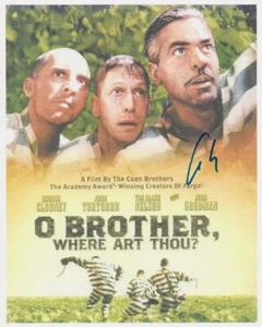 GEORGE CLOONEY signiert O BRUDER WO BIST DU 8x10 mit Echtheitszertifikat COEN BROS MINI-POSTER - Bild 1 von 1