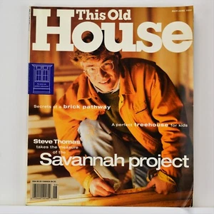 This Old House Magazine May June 1996 Brick Pathway Tree House Savannah - Picture 1 of 3