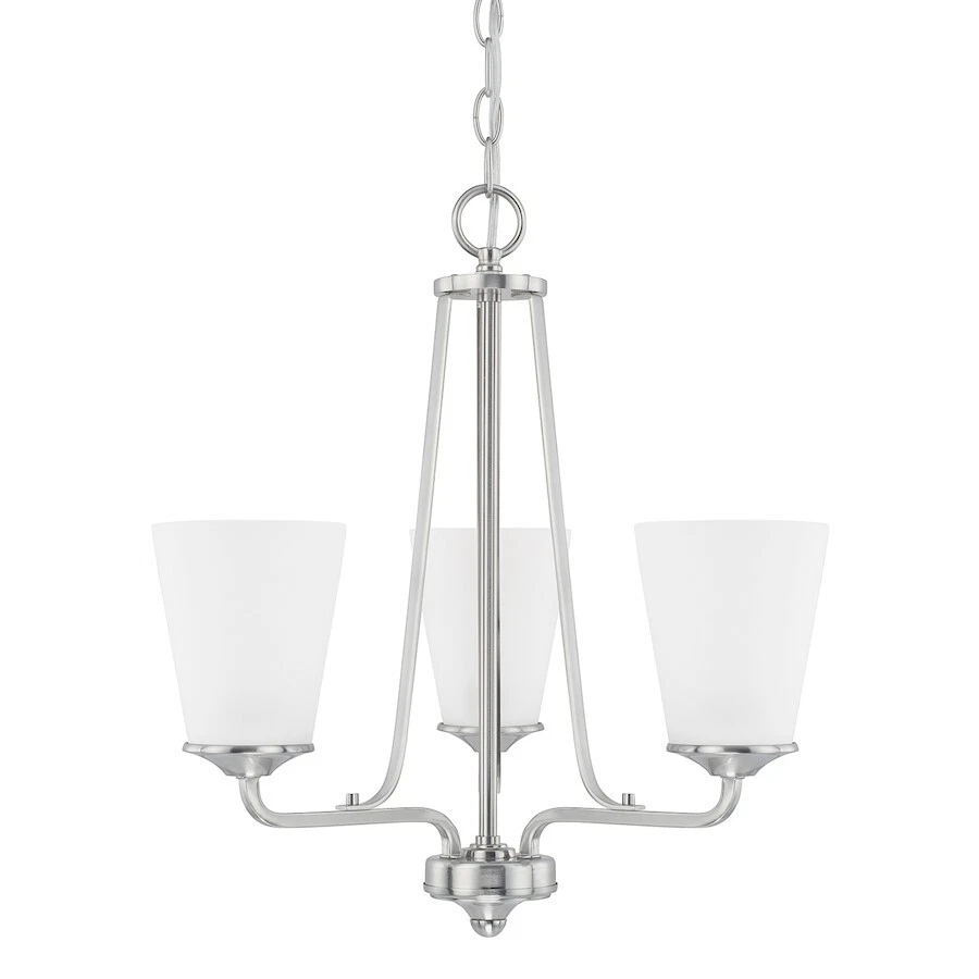 Lámpara de araña de 3 luces HomePlace by Capital Lighting Braylon, níquel - 414131BN-331 Foto 1 de 1