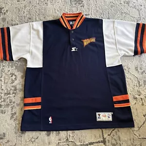 Vintage Golden State Warriors Starter NBA Warm Up Shooting Shirt 54 2XL - Bild 1 von 10