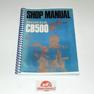 Honda CB500 500/4 Four Factory Workshop Shop Manual Book, Reproduction. HWM004 - Picture 1 of 11