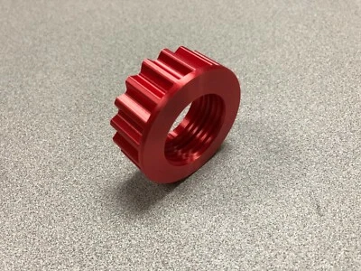 Spindle Thread Protector Fits Logan, Atlas, South Bend lathe 1-1/2 x 8 (Red)