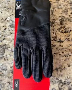 Guantes Spyder Core Conduct Pantalla Táctil Pequeños S Negros Nuevos - Imagen 1 de 1