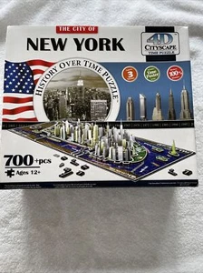 4D Cityscape Jigsaw Puzzle - New York City Map - Picture 1 of 6
