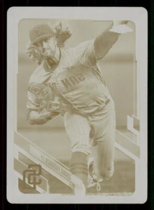 2021 Topps Chrome Printing Plates Yellow #78 Chris Paddack 1/1 - Picture 1 of 2