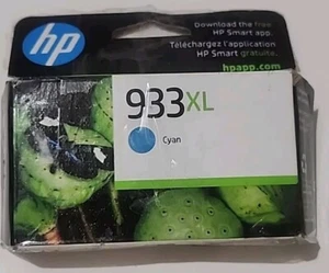 NEW SEALED GENUINE HP 933XL CN054AN140 Cyan Ink Cartridge- Exp Oct 2024 - Picture 1 of 2