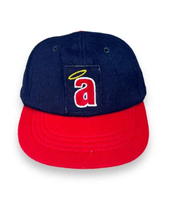 Vintage 1960's California Angels Anaheim MLB Baseball Hat Cap Wool Felt M/L 60s - Image 1 of 4