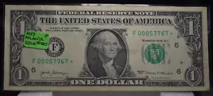 VERY RARE FROM ATLANTA BEP SHEET 2017 $1.00 STAR NOTE VERY RARE LOW RUN 250K - Picture 1 of 2