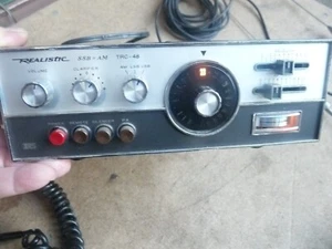 Realistic TRC-48 AM SSB 23 Channel Base Station CB Radio Transceiver w Mic Teste - Zdjęcie 1 z 12