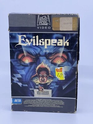 Evilspeak Beta Movie 1981 Color Rated R Terror 92 Min 20th Century Fox Not VHS - Image 1 of 4